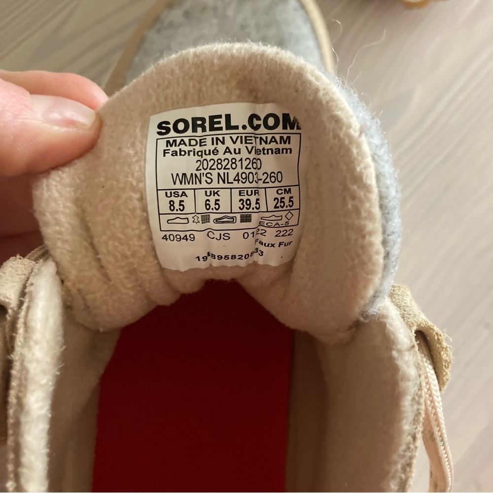 Sorel Women's Kinetic Breakathru Caribou Waterproof Boot Size 8.5 - Picture 6 of 6